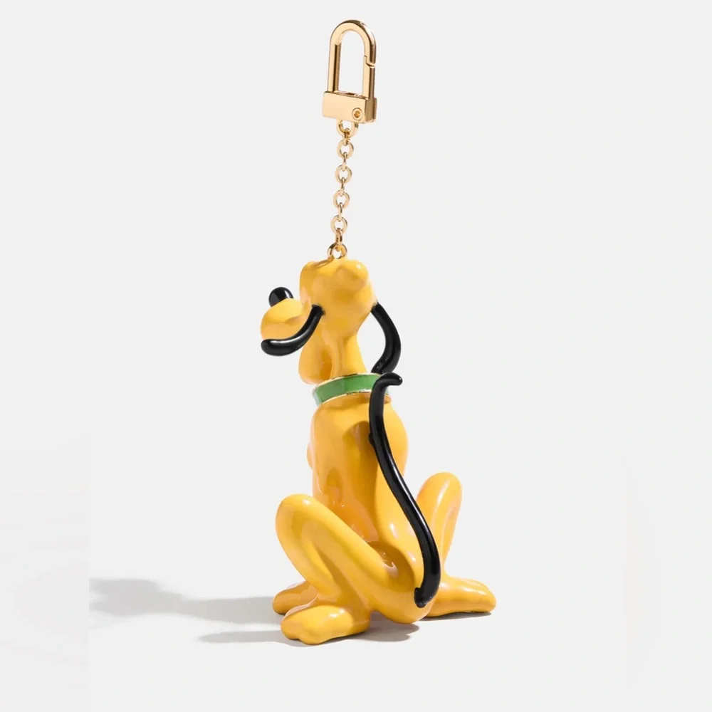 Disney Pluto Classic Enamel Bag Charm NEW